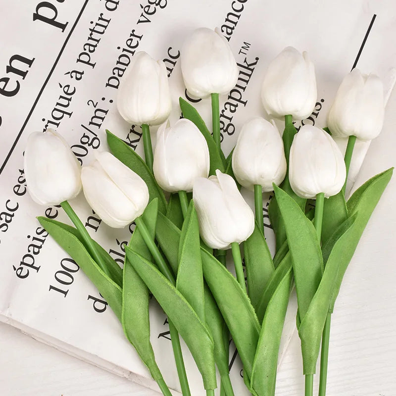 Decorative Faux Floral Tulips