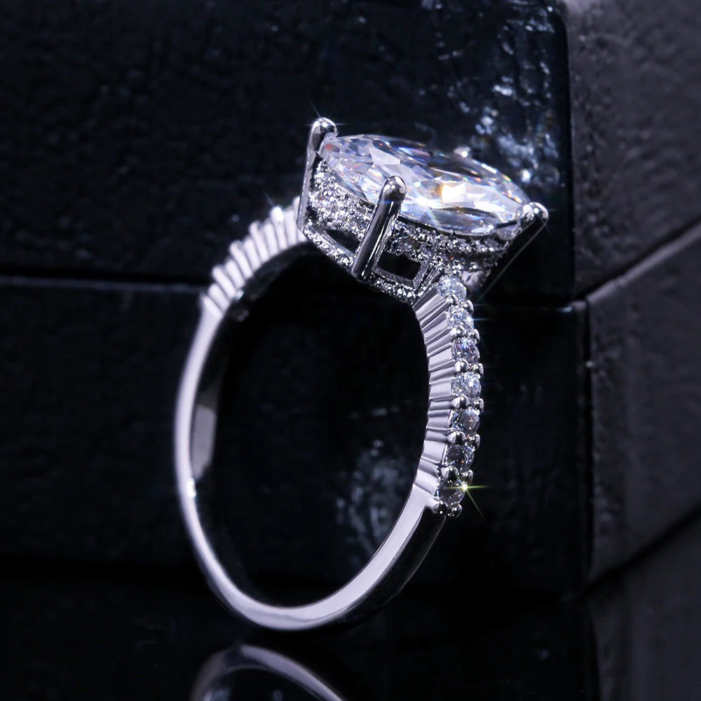 Oval Four Prong Ring