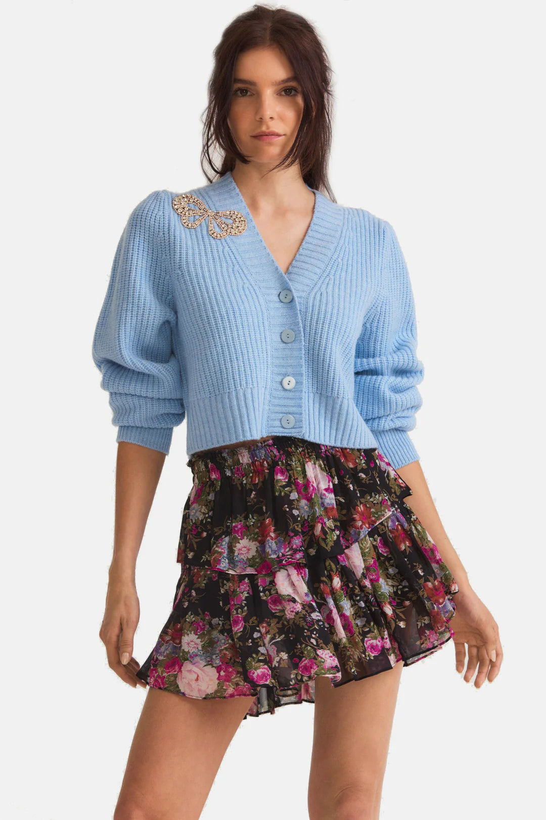 Ruffle Mini Skirt