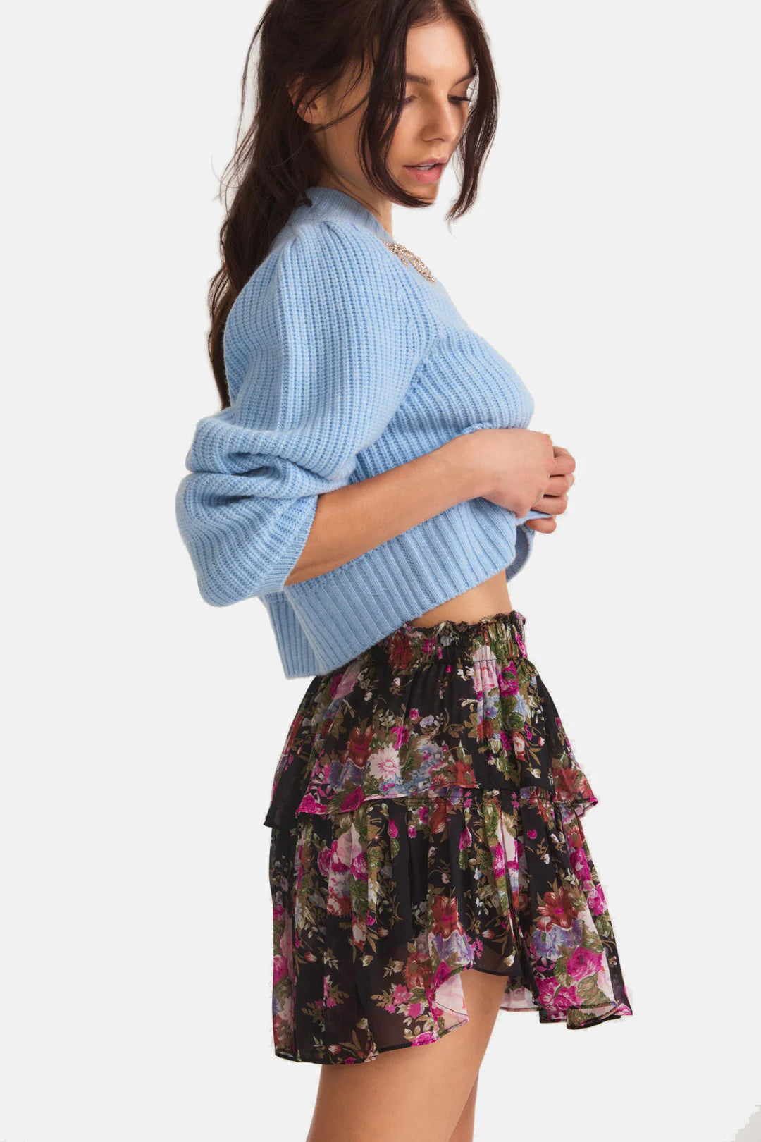 Ruffle Mini Skirt