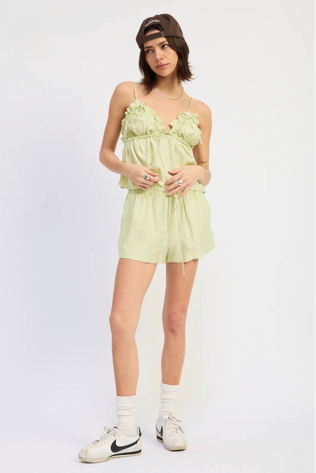 Ruffled Baby Doll Top