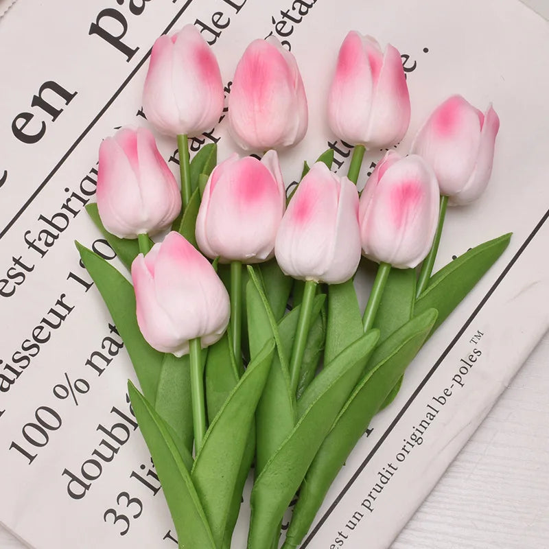 Decorative Faux Floral Tulips