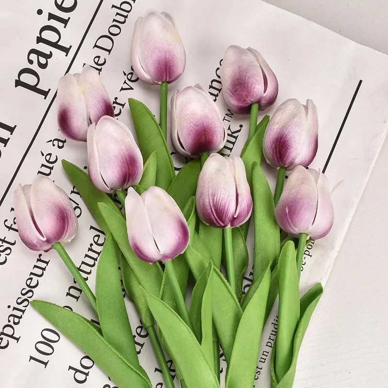 Decorative Faux Floral Tulips