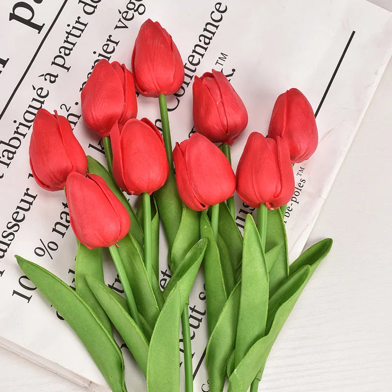 Decorative Faux Floral Tulips