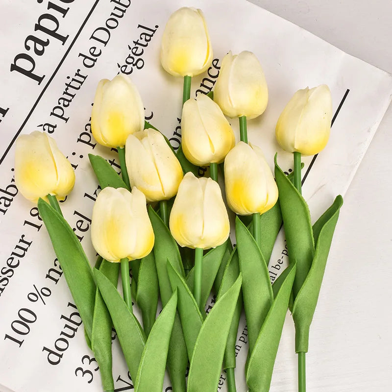 Decorative Faux Floral Tulips