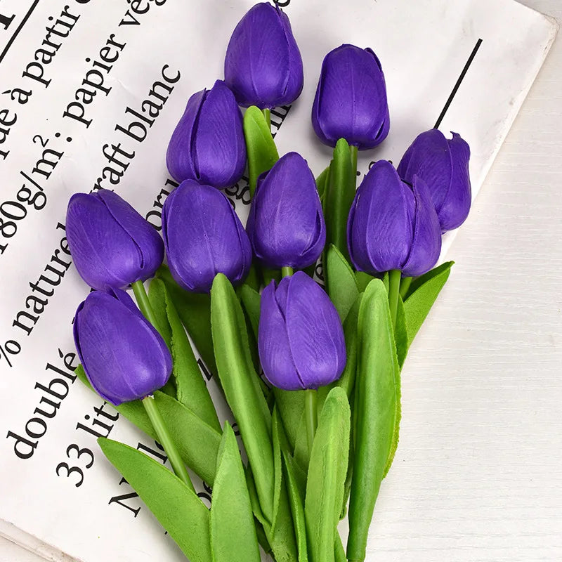 Decorative Faux Floral Tulips