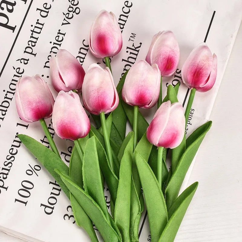Decorative Faux Floral Tulips