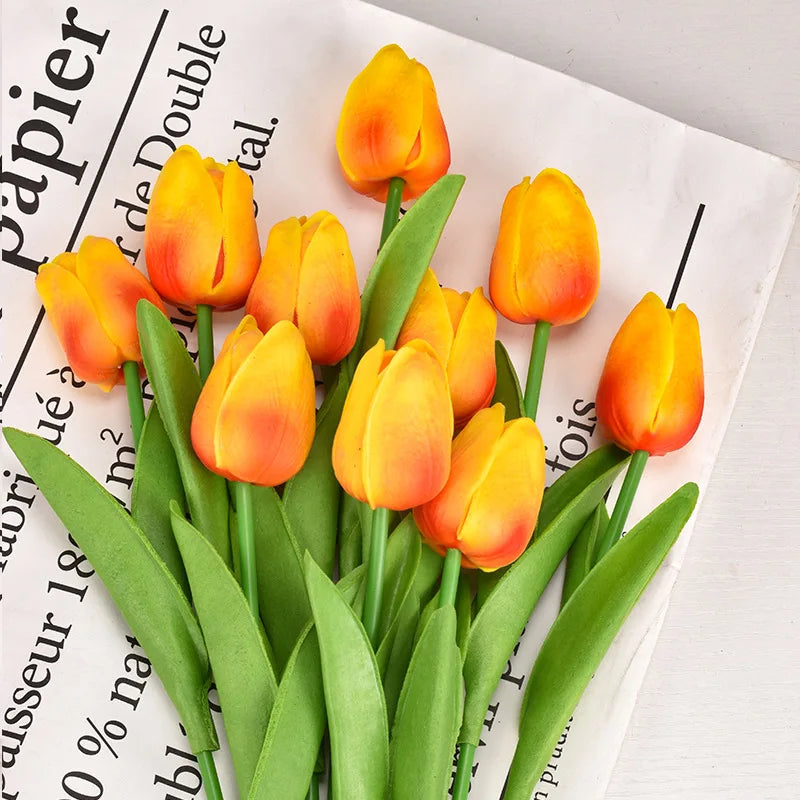 Decorative Faux Floral Tulips