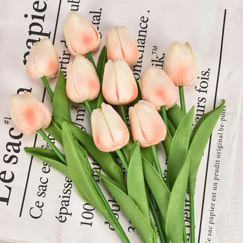 Decorative Faux Floral Tulips