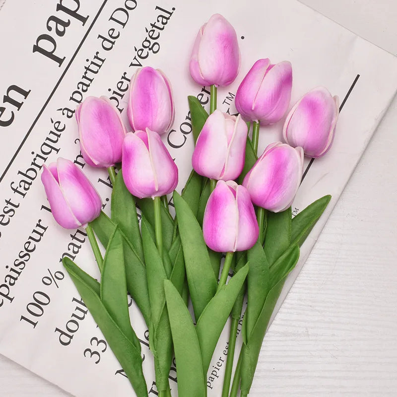 Decorative Faux Floral Tulips