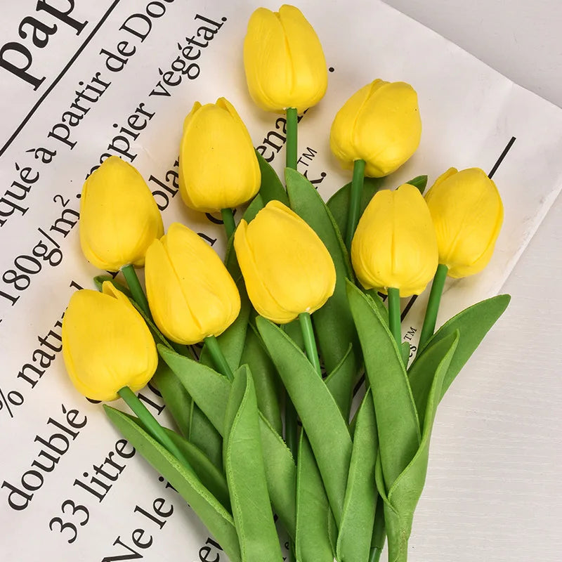 Decorative Faux Floral Tulips