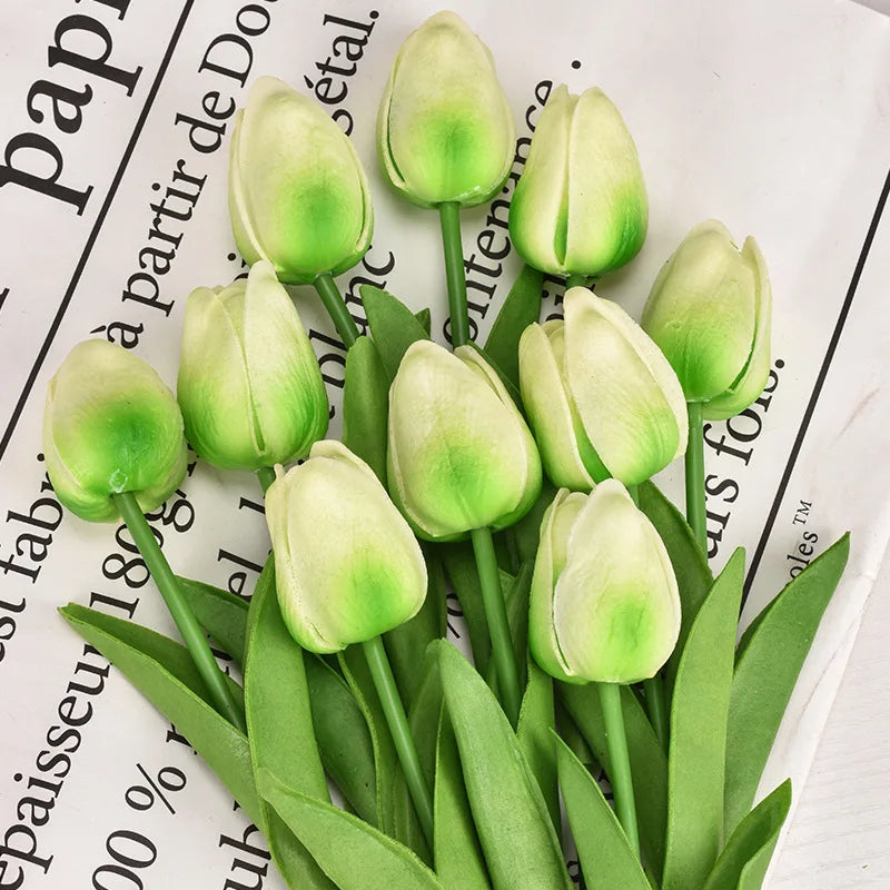 Decorative Faux Floral Tulips