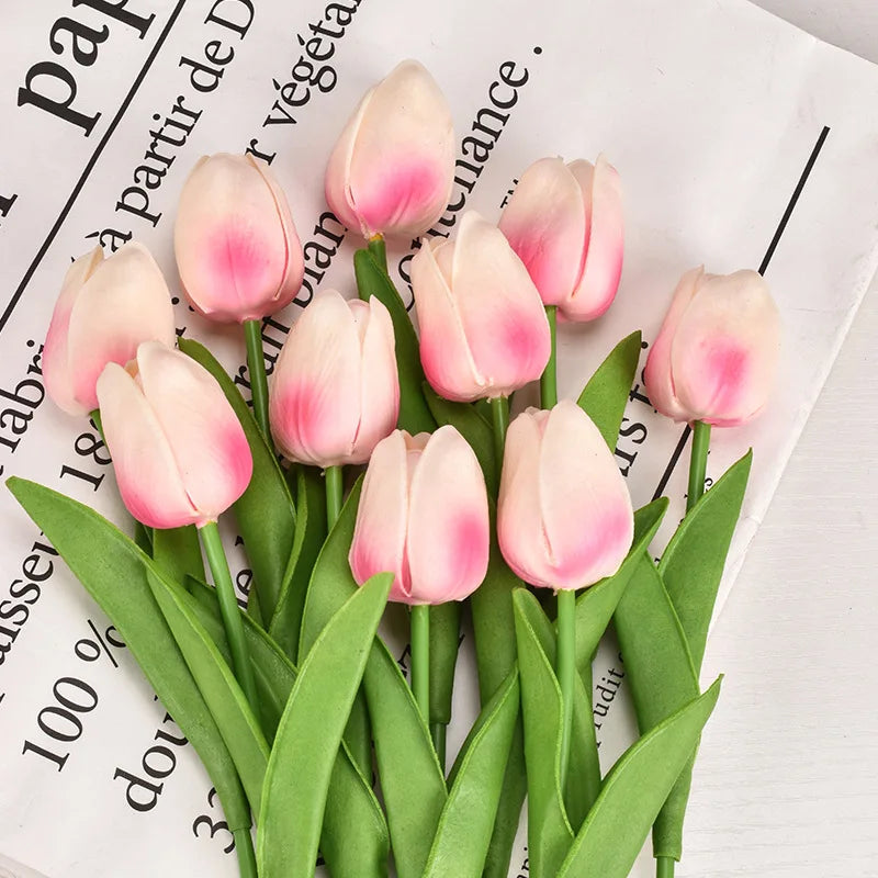 Decorative Faux Floral Tulips