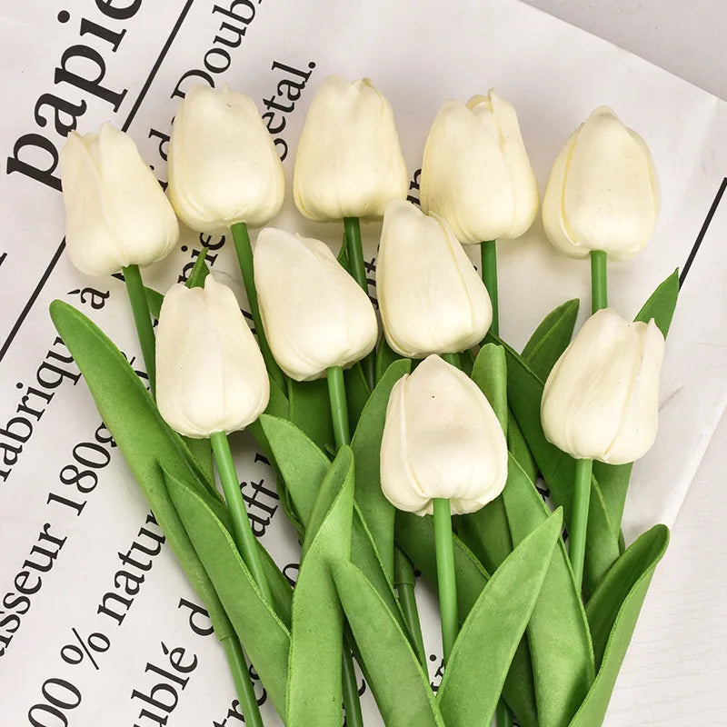 Decorative Faux Floral Tulips