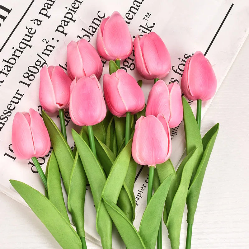 Decorative Faux Floral Tulips