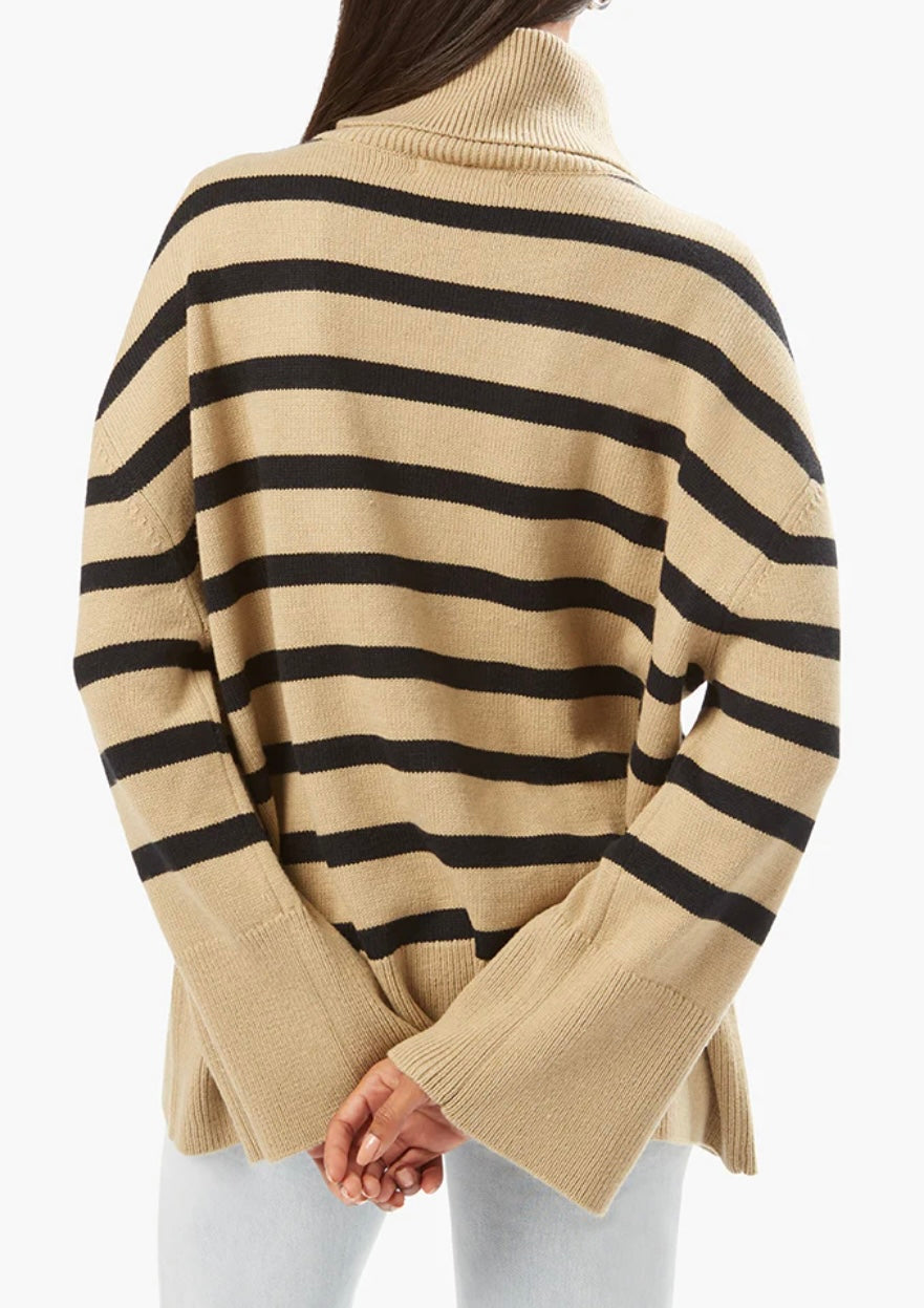 Striped Turtleneck