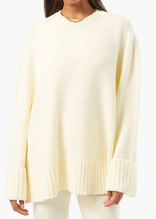 Oversized Crew Neck Sweater